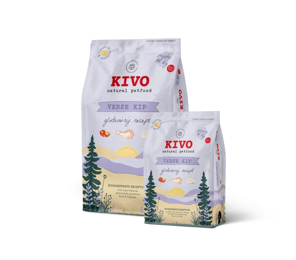 Verse kip puppy glutenvrij - KIVO 14kg