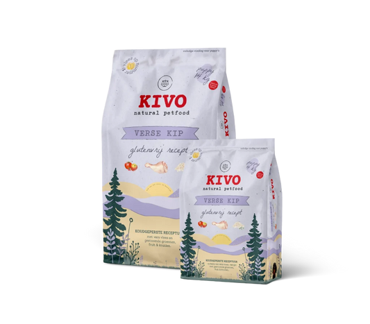 Verse kip puppy glutenvrij - KIVO 14kg