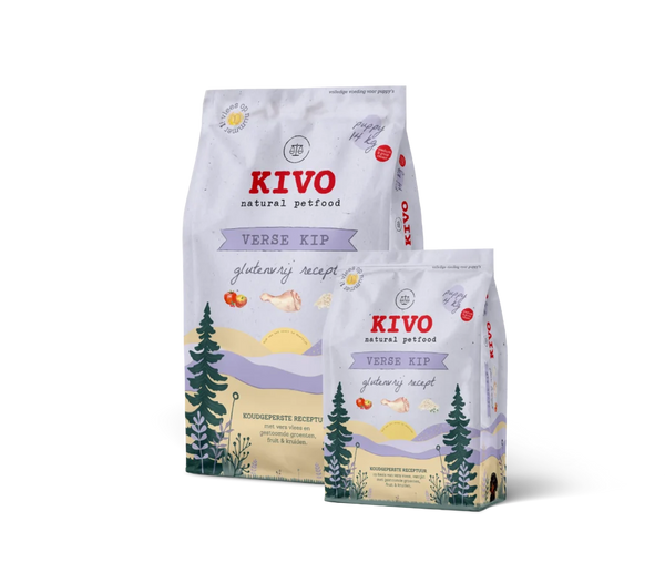 Verse kip puppy glutenvrij - KIVO 14kg
