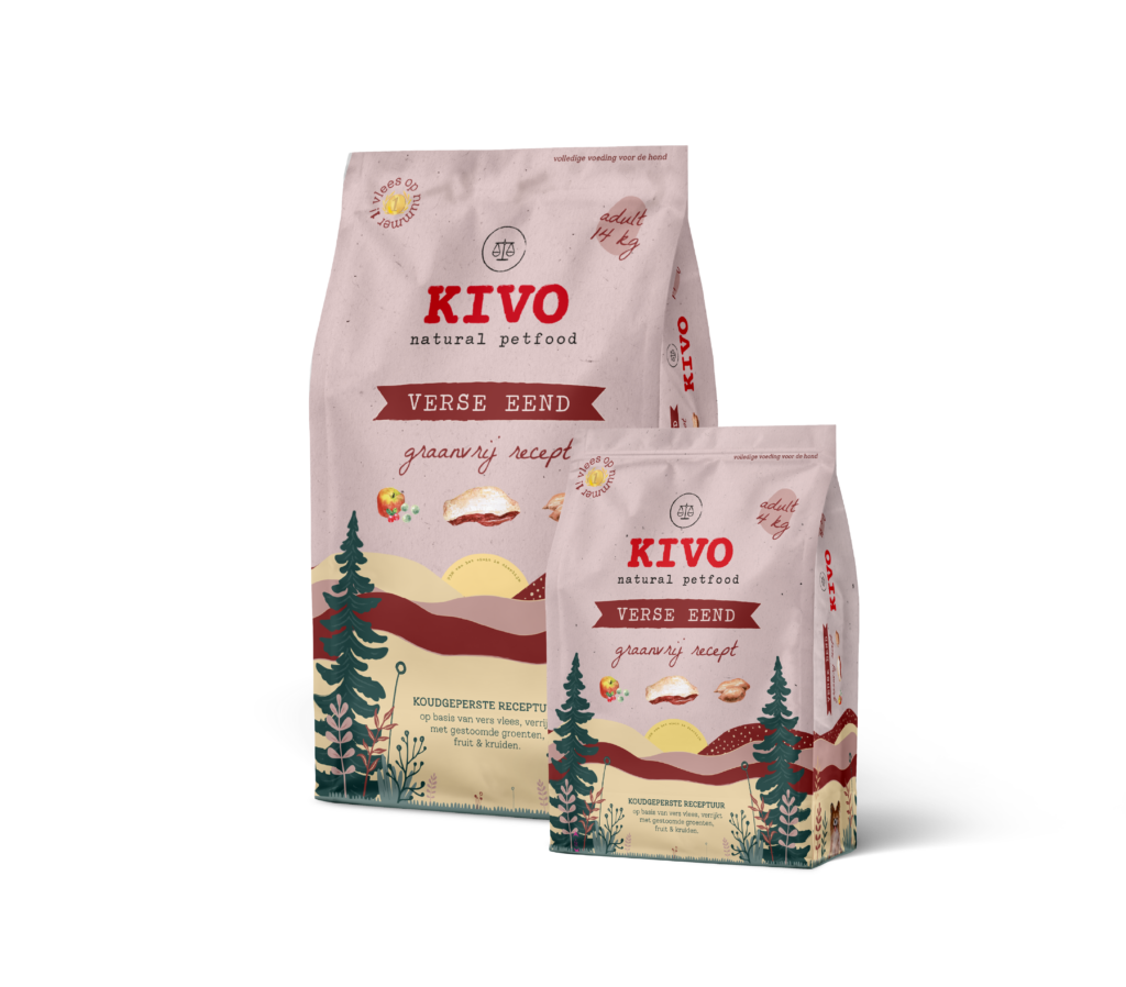 Verse eend graanvrij - KIVO 4 en 14kg