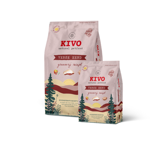 Verse eend graanvrij - KIVO 4 en 14kg