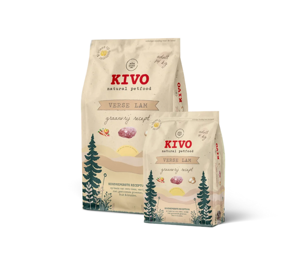 Verse lam graanvrij - KIVO 4 en 14kg